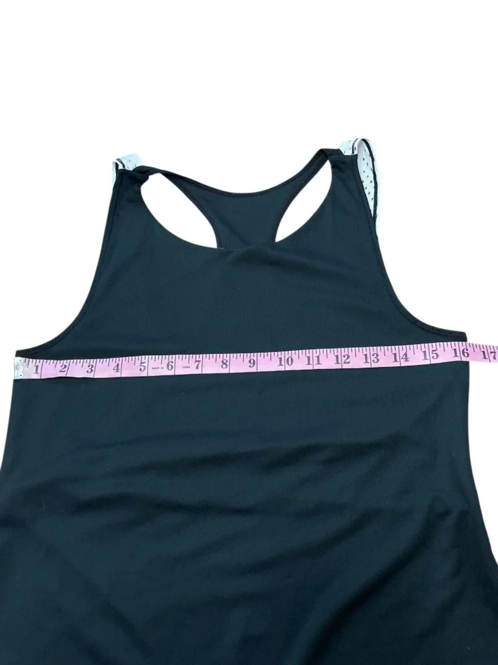 Nike Black & White Racerback Tank Top Womens Small